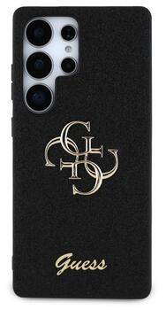Guess Fixed Glitter Big 4G Metal Logo Защитный чехол для Samsung Galaxy S25 Ultra (GUHCS25LHG4SGK)
