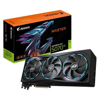 Gigabyte Aorus GeForce RTX 5070 Ti Master 16GB GDDR7 Видеокарта (GV-N507TAORUS M-16GD)