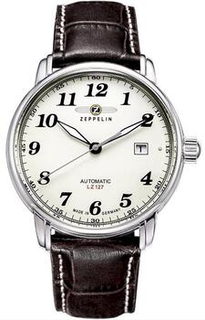 Zeppelin LZ127 Graf Zeppelin Automatic 7656-5 Vīriešu Pulkstenis 40mm Beige Dial (7656-5)