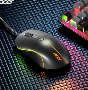 Acer M115 Проводная оптическая мышь 3200DPI (M115BK)
