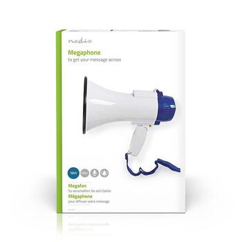 Nedis MEPH150WT Megafons 10W / 250m (MEPH150WT)