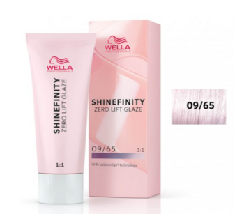 Wella Professionals Shinefinity Zero Lift Glaze 09/65 Pink Shimmer Гелевая краска для волос 60 ml (4064666058160)