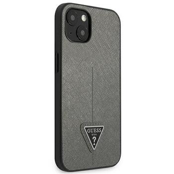 Guess GUHCP13SPSATLG Saffiano Triangle Logo Защитный чехол для iPhone 13 mini 5,4