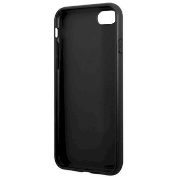 Guess GUHCI8G4GFBR Hardcase 4G Metal Gold Logo Aizsargapvalks priekš iPhone SE 2022 / 2020 / 7 / 8 / brūns (GUHCI8G4GFBR)