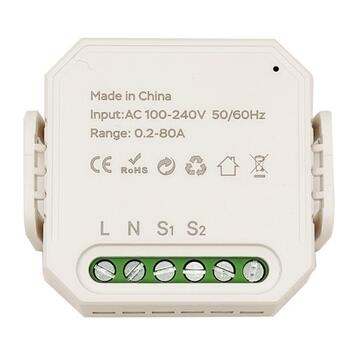 TUYA HS084080 Умный счетчик электроэнергии 1P+N / 80A / Wi-Fi (HS084080)
