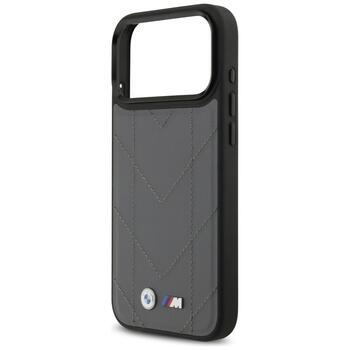 BMW M Quilted Logo MagSafe Case Защитный Чехол для Apple iPhone 17 Pro Max (BMHMP17X25PSECHA)