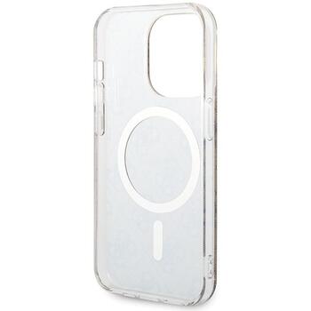 Guess GUHMP15LH4STW Hardcase IML 4G MagSafe Aizsargapvalks priekš iPhone 15 Pro 6.1