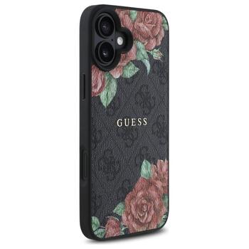 Guess GUHMP16SP4ROPEMCK 4G Flowers Print MagSafe Чехол для Apple iPhone 16 (GUHMP16SP4ROPEMCK)