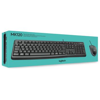 Logitech MK120 Klaviatūrā + pele (ENG) (920-002563)