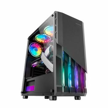 Mars Gaming MC-X2 Datora korpuss ATX / Steel Front / FRGB 2x FAN / Windows (MCX2)