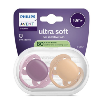 Philips Avent Ultra soft Neutral Соска 18m+ 2шт (SCF093/03)