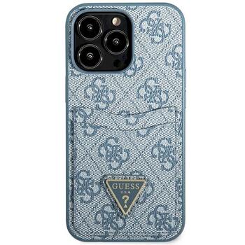 Guess GUHCP13LP4TPB Hardcase 4G Triangle Logo Cardslot Защитный чехол для iPhone 13 Pro / 13 6,1