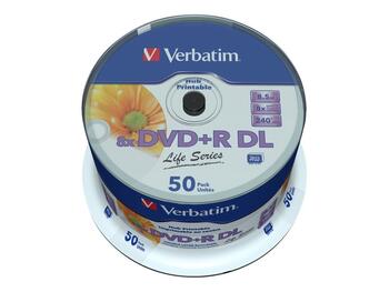 Verbatim 97693 Матрицы DVD+R / DL / 8.5 GB / 50шт (97693)