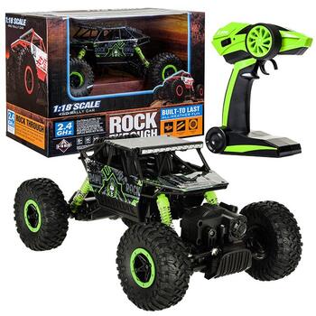 Rock Crawler HB Radiovādamais Auto 2.4GHz / 1:18 / Green (5901779365404)