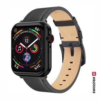 Swissten Кожаный Ремешок Для Apple Watch 42 / 44 / 45 / 49mm (46000811)