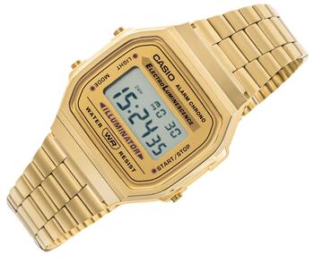Casio A168 WG Retro Vintage Vīriešu pulkstenis (A168WG-9EF)