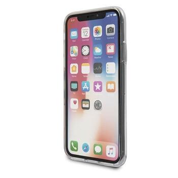 Guess GUHCPXROSTR Hardcase Flower Desire Aizsargapvalks priekš iPhone X / red rose (GUHCPXROSTR)