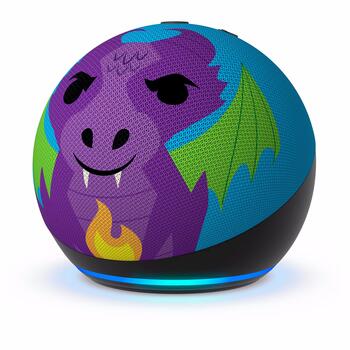 Amazon Echo Dot Kids (5th generation) Умная колонка / дракон (B09L58QFKY)