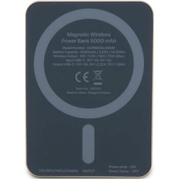 Guess Induction Powerbank 15W GUPBM5ALGSGD Зарядная батарея 5000mAh / золотой (GUPBM5ALGSGD)