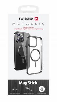 Swissten Clear Jelly Magstick Metallic Case Защитный Чехол для Samsung Galaxy S25 Ultra 5G (33001729)