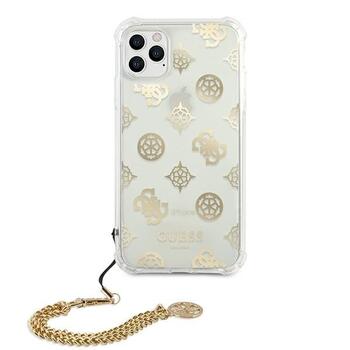 Guess GUHCN58KSPEGO Peony Chain Collection Aizsargapvalks priekš iPhone 11 Pro 5,8