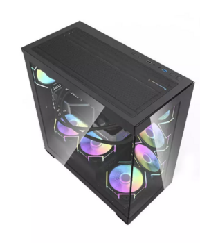 Darkflash DS900 Datora korpuss (DS900-BK-FANS)