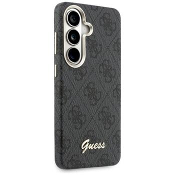 Guess 4G Script MagSafe Защитный чехол для Samsung Galaxy S26 / чёрный (GUHMS26S5P4FWMSK)