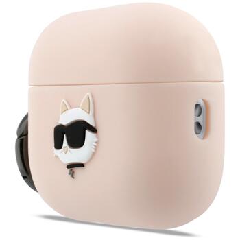 Karl Lagerfeld 3D Logo NFT Choupette Head Silicone Case Чехол для наушников Apple AirPods Pro 3 (KLAP3RUNCHP)