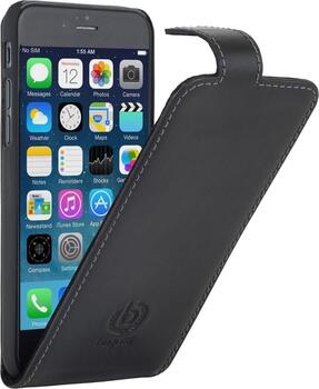 Bugatti Flip Case Вертикальный Кожаный Чехол для телефона Apple iPhone 6 / 6S Черный (BG-RUB-IPH-A66S-BK)