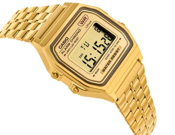 CASIO A158WETG-9AEF Vintage pulkstenis / Zelts (A158WETG-9AEF)