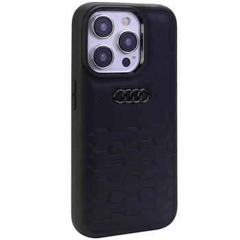 Audi GT Synthetic Leather Back Case Защитный Чехол для Apple iPhone 15 Pro Max (AU-TPUPCIP15PM-GT/D2-BK)