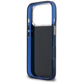 Case Guess IML 4G Script Metal Защитный чехол для iPhone 17 Pro Max / синий (GUHCP17X5HC4MLSB)