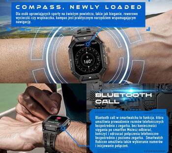 Rubicon Smartwatch Умные часы RNCF24-1 чёрный (SMARUB285)