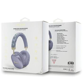 Guess Bluetooth Headphones Беспроводные наушники GUBHK1GCTCSU / фиолетовый Gcube Metallic Script Logo (GUBHK1GCTCSU)