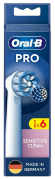 Oral-B Sensitive Clean Zobu Birstu Uzgaļi 6 gab (8006540860717)