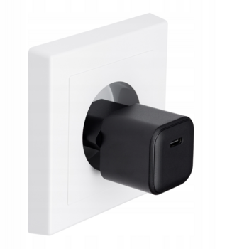 Qualo QLSN-C-20-01 Nano PD Сетевой зарядный адаптер USB-C / 20W (QLSN-C-20-01)