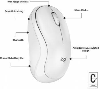 Logitech M240 Беспроводная Оптическая Компьютерная мышь (910-007120)