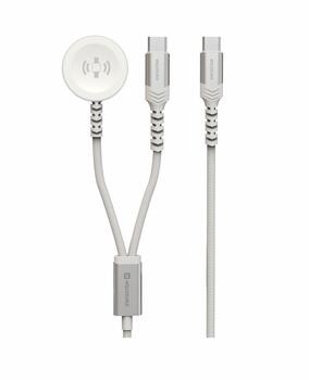 Swissten 2in1 Беспроводное Зарядное Устройство Для Apple Watch и USB-C / USB-C / 1.2m (22065504)