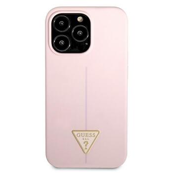 Guess GUHCP13XSLTGU Silicone Triangle Защитный чехол для iPhone 13 Pro Max 6,7