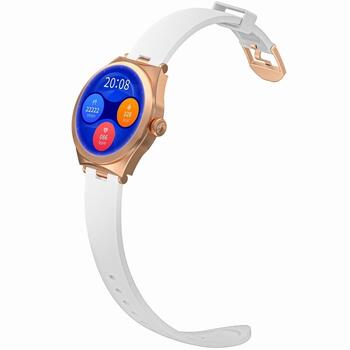 Smartwatch Gravity Умные часы / белый/розовое золото (GT25-4)