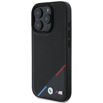 BMW M Perforated Tricolor Line MagSafe Защитный Чехол для Apple iPhone 16 Pro (BMHMP16L23PUPDK)