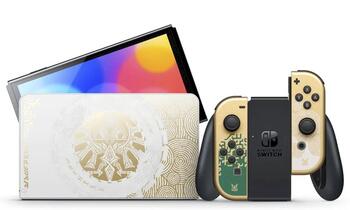 Nintendo Switch OLED Model Zelda: Tears of the Kingdom Limited Edition Игровая консоль (NXHWO005)