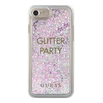 Guess GUHCP7GLUQPU Liquid Glitter Party Защитный чехол для iPhone 6/7/8/SE 2020 / SE 2022 / фиолетовый (GUHCP7GLUQPU)