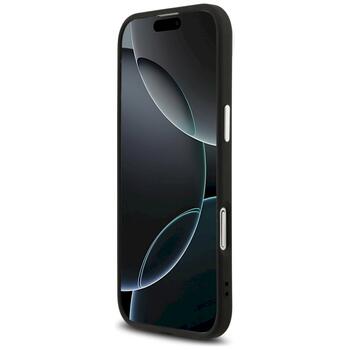 Guess 4G Triangle Logo MagSafe Case Защитный чехол для iPhone Air / чёрный серебристый (GUHMP17MP4TSRCMK)