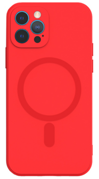 Mocco MagSilicone Soft Back Case Силиконовый чехол для Apple iPhone 14 Pro Kpacный (MO-MAGSI-IPH-14PR-RE)