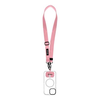 OBAL:ME NeckTag Ribbon Rope Ремешок на шею для телефонов / розовый (57983126810)