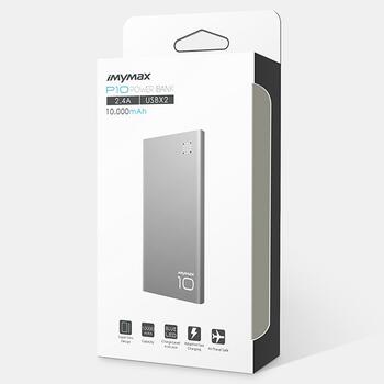 iMYMAX P10 Power Bank 10000 mAh Портативный аккумулятор (P10GR)