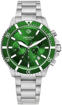 Giewont Chronograph Sapphire Мужские часы / серебристо-зелёный (GW3970-B8)