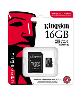 Kingston Industrial MicroSDHC Class 10 Карта памяти 16GB (SDCIT2/16GB)