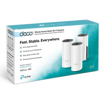 TP-Link AC1200 Whole Home Mesh Wi-Fi Роутеры 3шт. (DECO E4(3-PACK))